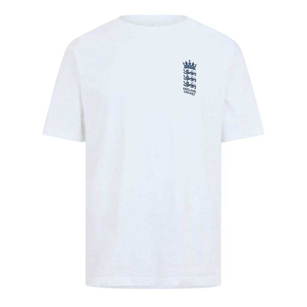 Castore Mens Essentials 26/27 England Cricket T-Shirt / White